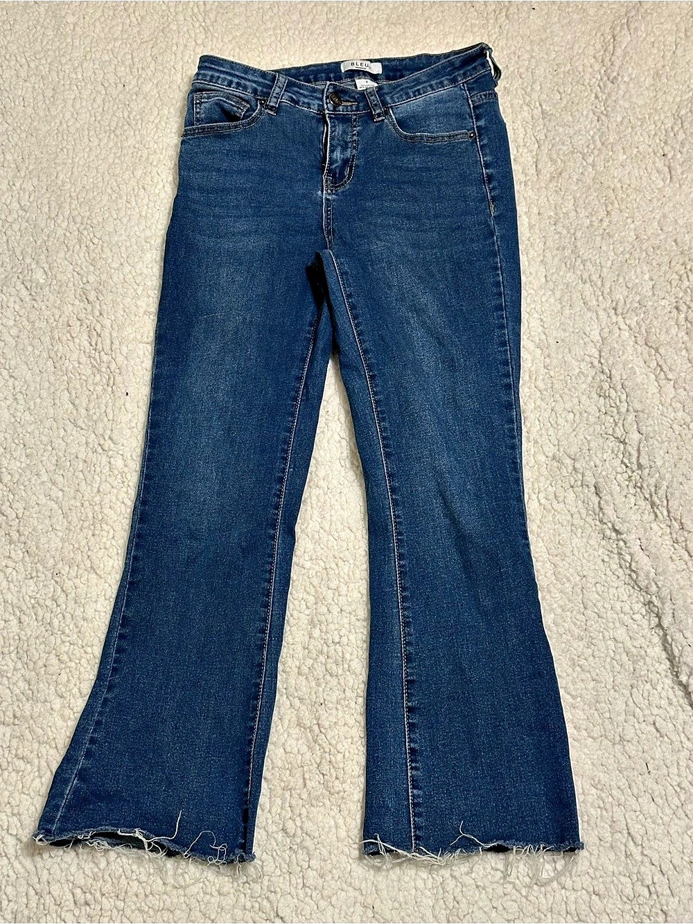 Code Bleu Women's Flare Jeans in Blue